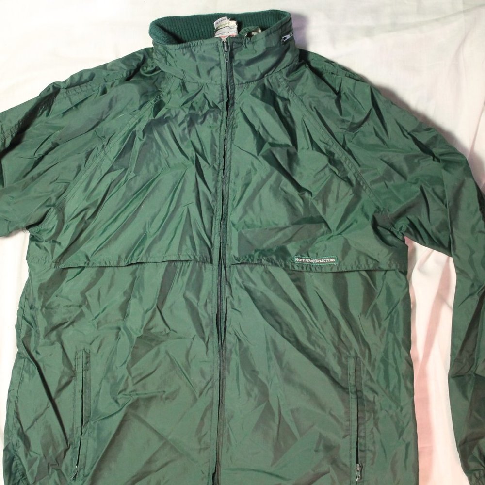 northern reflections Dark green windbreaker